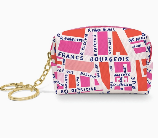 Key Chain Pouch-Rues De Paris