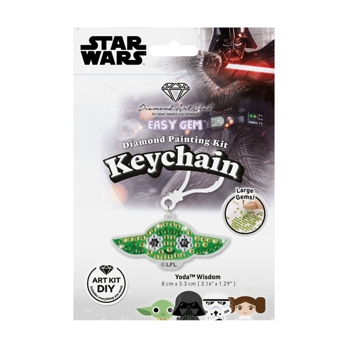 Keychain - Yoda™ Wisdom - Diamond Art Club DIY Kit