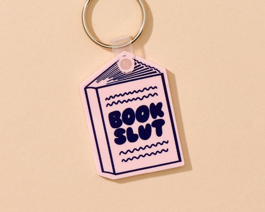 Keychain & Bag Charm-Book Slut