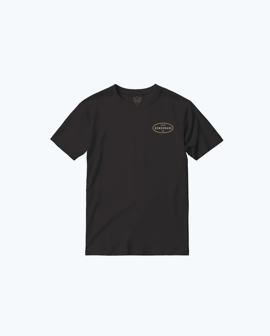 Black Knots SS Tee - Front view with small oval chest logo | Benchmade Knife Co.