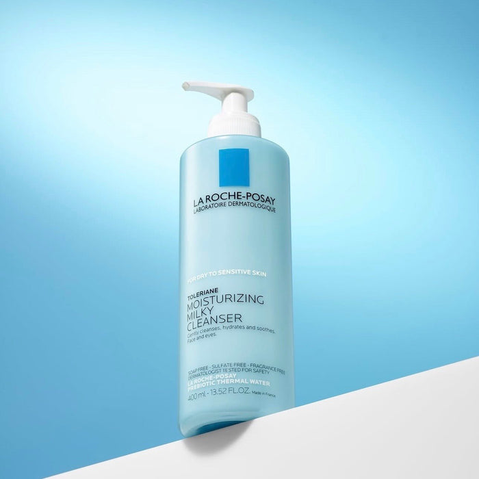 La Roche Posay Toleriane Moisturizing Milky Cleanser 400ml غسول لاروش بوزيه توليريان المرطب الحليبي - Princess Cosmetics Qatar