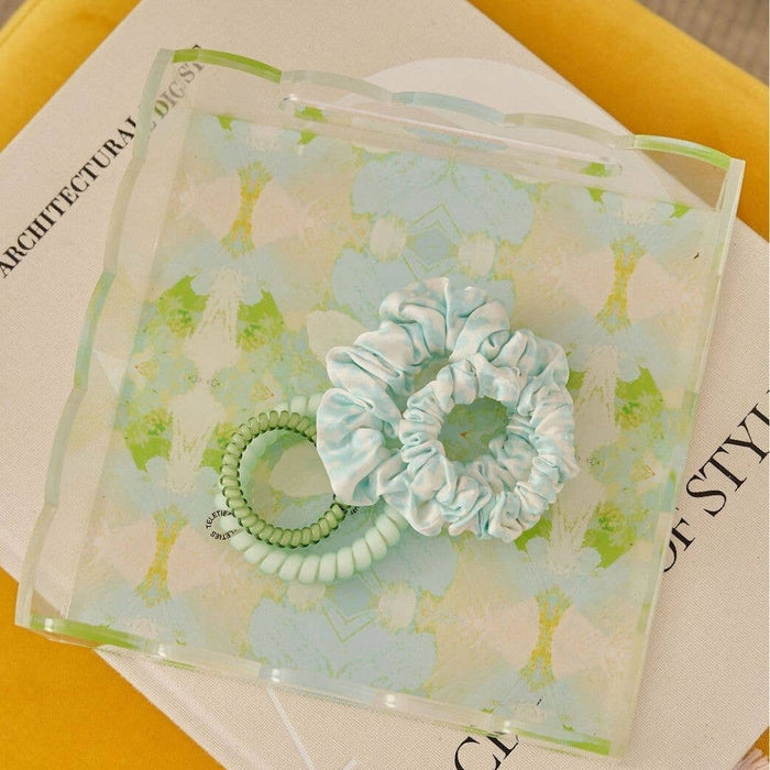 Laura Park Designs Small Elephant Falls Scalloped Tray