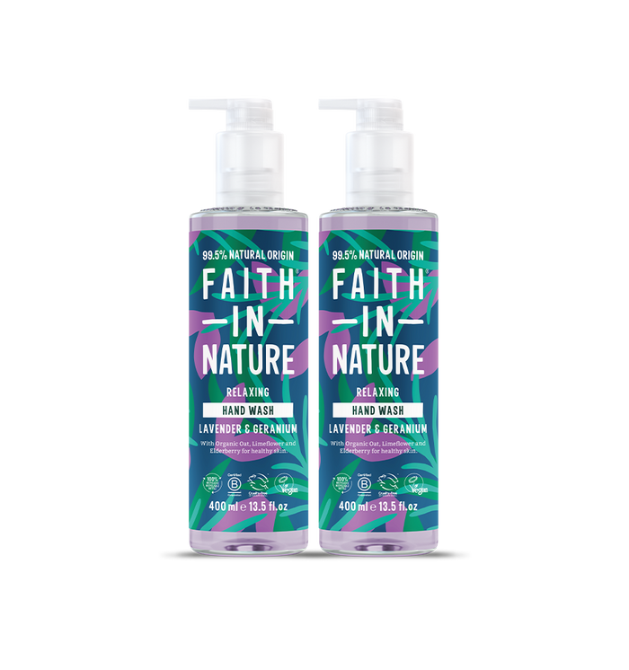 Lavender & Geranium hand wash duo
