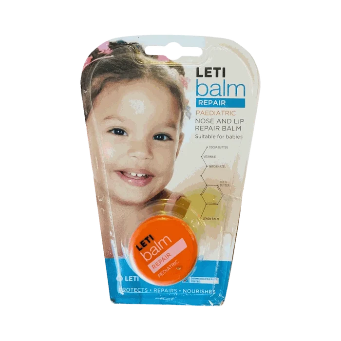 Letibalm Tub paediatric nose and lip repair balm 10ml jar