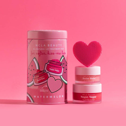 Lip Care Set + Lip Scrubber-Watermelon