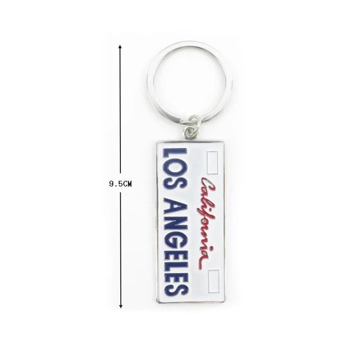 Los Angeles California License Plate Keychain – Wholesale Souvenir (KY547)