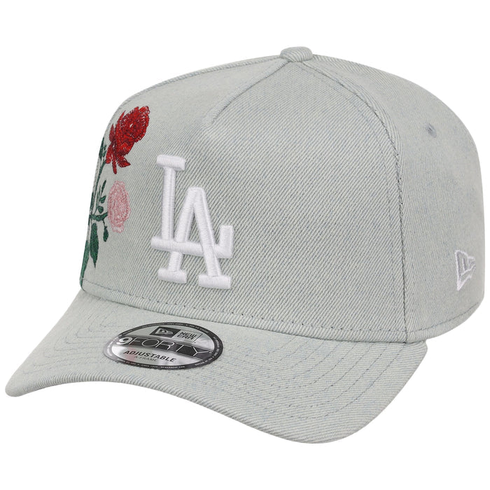 Los Angeles Dodgers MLB Denim Flower New Era 9FORTY