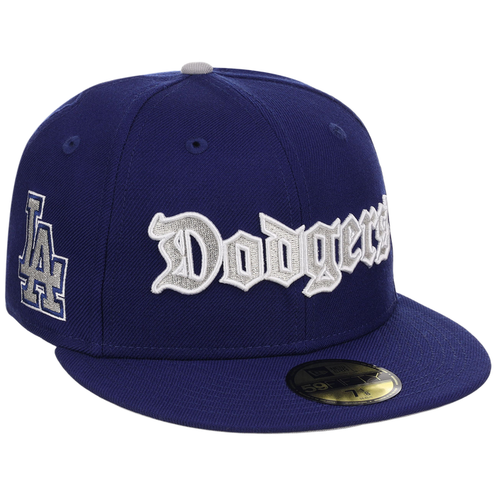Los Angeles Dodgers Watts Homie Quan x MLB 'Memories Never Die' New Era 59FIFTY Collection (Dark Royal/Dark Royal/Gray)