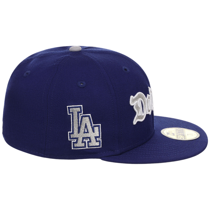 Los Angeles Dodgers Watts Homie Quan x MLB 'Memories Never Die' New Era 59FIFTY Collection (Dark Royal/Dark Royal/Gray)