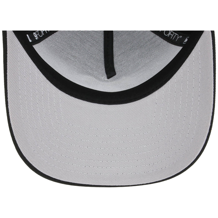 Los Angeles Dodgers Women's New Era 9FORTY Black x Cheetah A-Frame