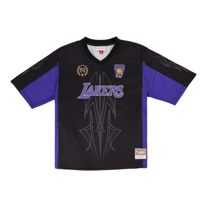 Los Angeles Lakers NBA Goal Line Soccer Jersey Mitchell & Ness Collection