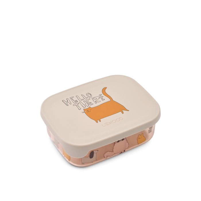 Liewood - Lunch Box - Arthur - Tritan - Cats And Dogs/Sandy
