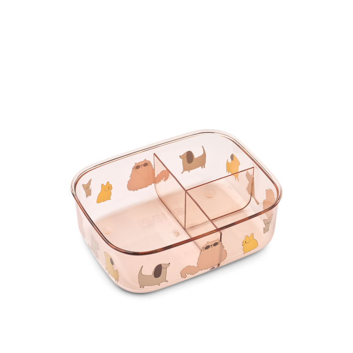 Liewood - Lunch Box - Arthur - Tritan - Cats And Dogs/Sandy - Interior