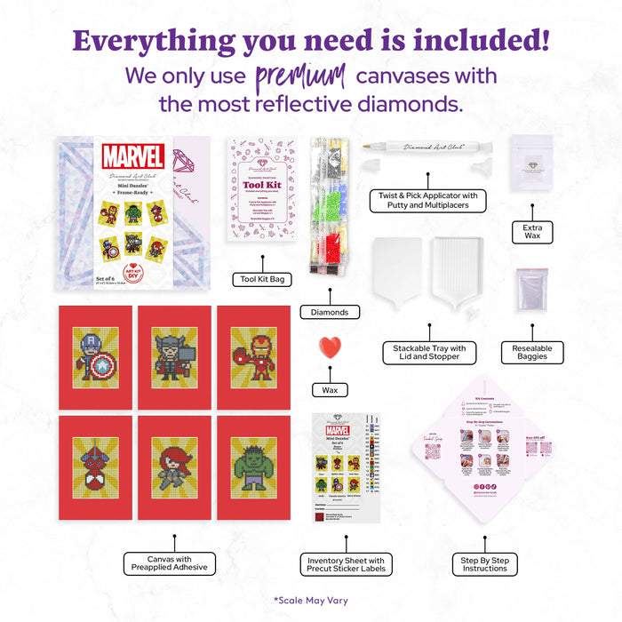 Marvel© - Mini Dazzles™ - Diamond Art Club DIY Kit