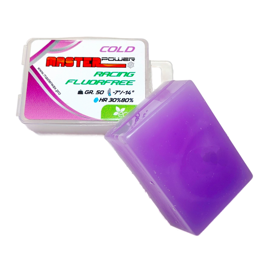 A product picture of the MasterWax RACING FLUORFREE Cold Melt Wax (-7C/-14C)