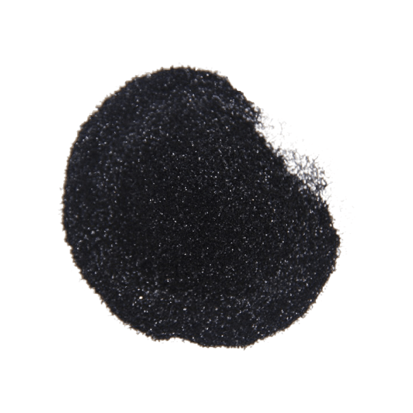 Matte Black Glitter