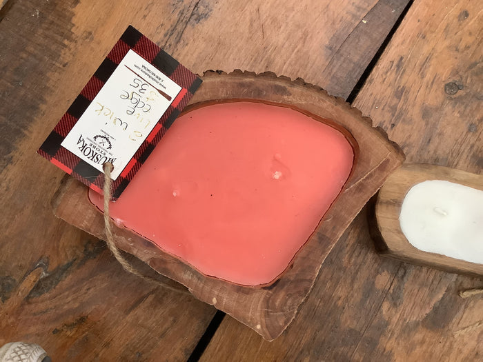 Maz Elevated 2 Wick Live Edge Candle