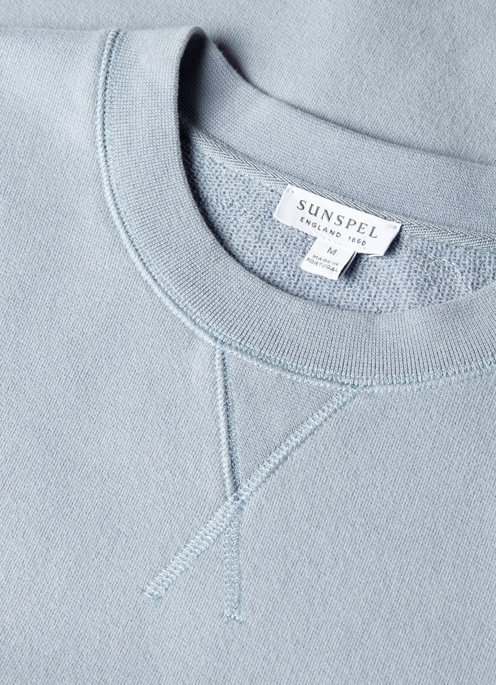 Men's Loopback Sweatshirt in Powder Blue