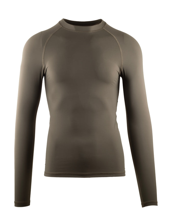 MENS SUN TEE Nachhaltiges Herren UV Shirt Rashguard in Oliv mit UPF 50+