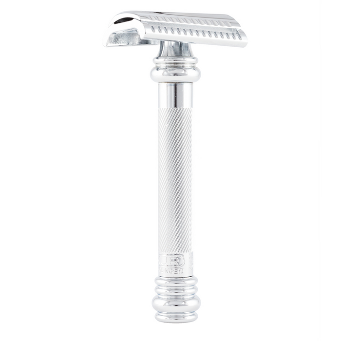 Merkur 39C "Sledgehammer" Slant Bar Chrome Barber Pole Double Edge Safety Razor