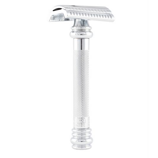 Merkur 39C "Sledgehammer" Slant Bar Chrome Barber Pole Double Edge Safety Razor