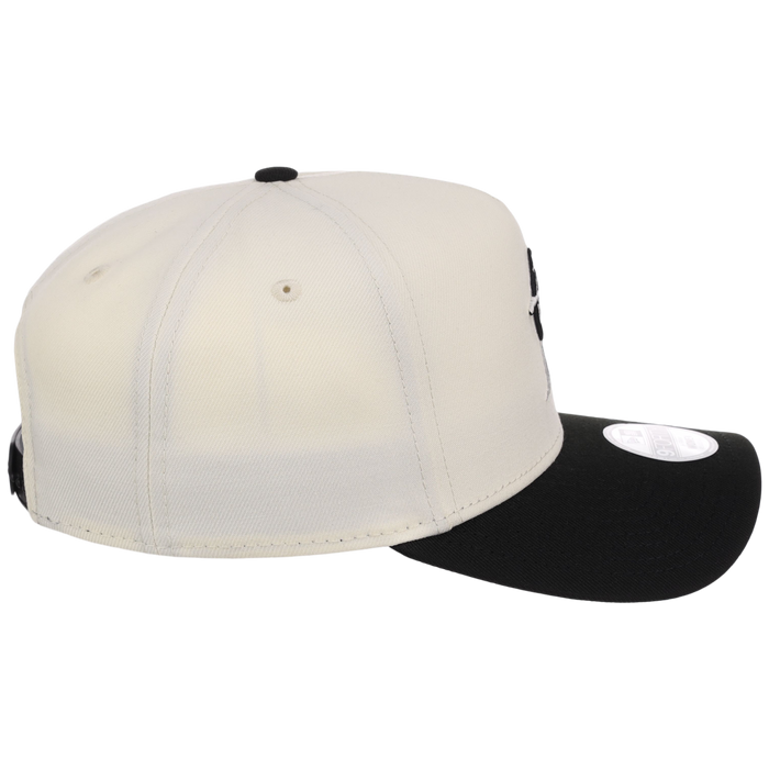 Miami Marlins Women's New Era 9FORTY Chrome x Black A-Frame