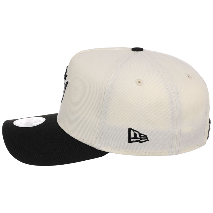 Miami Marlins Women's New Era 9FORTY Chrome x Black A-Frame