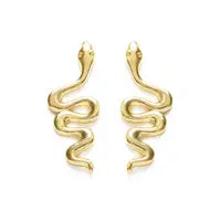 Serpent Studs Brass