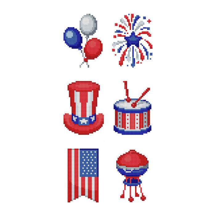 Mini Dazzles™ - 4th of July Celebrations - Diamond Art Club DIY Kit