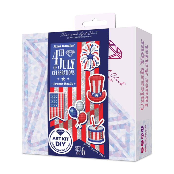 Mini Dazzles™ - 4th of July Celebrations - Diamond Art Club DIY Kit