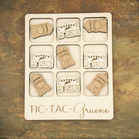 Mini Gruene Hall & Water Tower Tic Tac Toe
