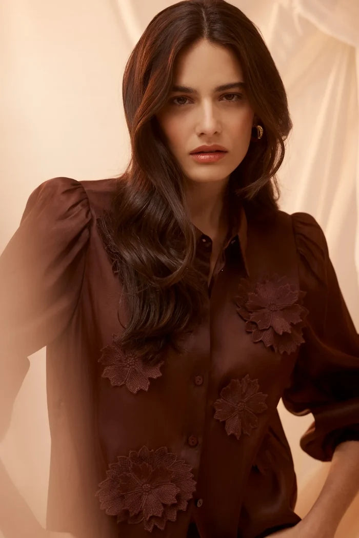MIRAGE BLOUSE | Raisin - Darling & Domain
