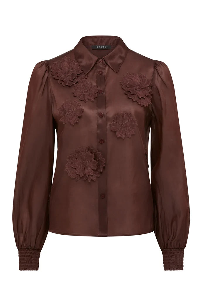 MIRAGE BLOUSE | Raisin - Darling & Domain