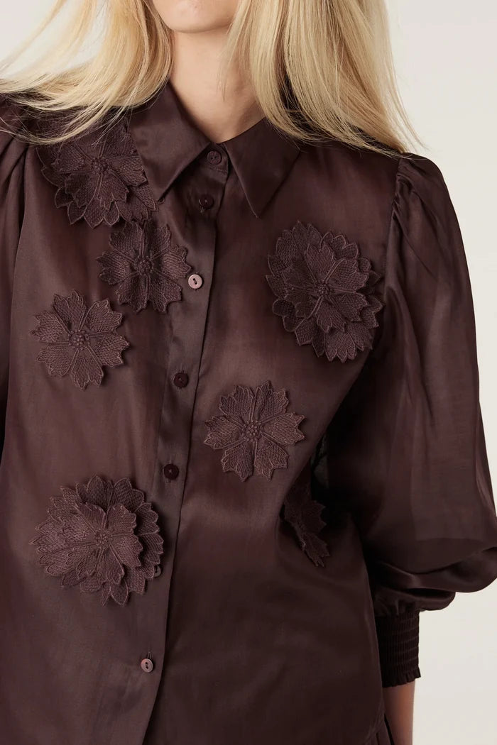 MIRAGE BLOUSE | Raisin - Darling & Domain
