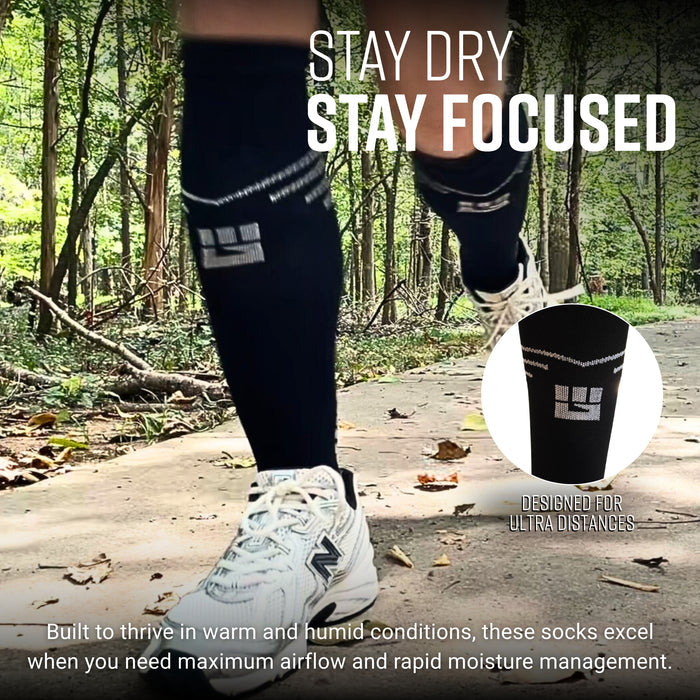 MudGear UltraLight Marathon - Ultra Distance Tall Compression Socks