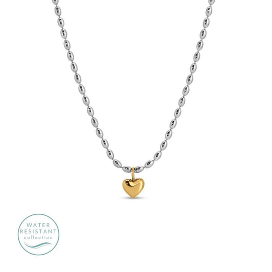 Necklace-Petite Heart Water Resistant