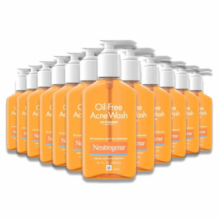 Neutrogena - Oil-Free Acne Wash  9.10 Oz - 12 Pack