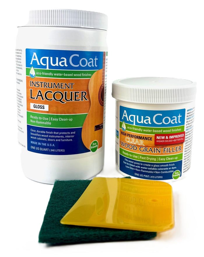 Pint of HP Grain Filler/Quart of Instrument Lacquer GLOSS