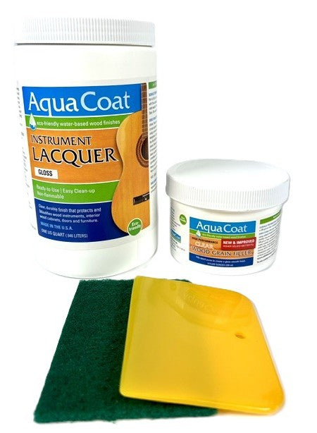 8 oz of HP Grain Filler/Quart of Instrument Lacquer GLOSS