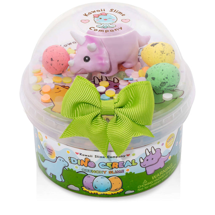 *NEW* Kawaii Slime Company Dino Cereal Crunchy Signature Dome™ Slime