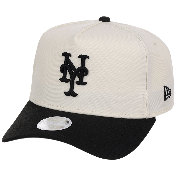 New York Mets Women's New Era 9FORTY Chrome x Black A-Frame