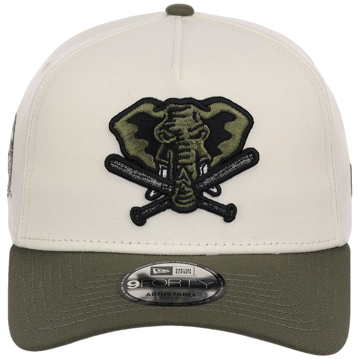 Oakland Athletics MLB Chrome Olive New Era 9FORTY