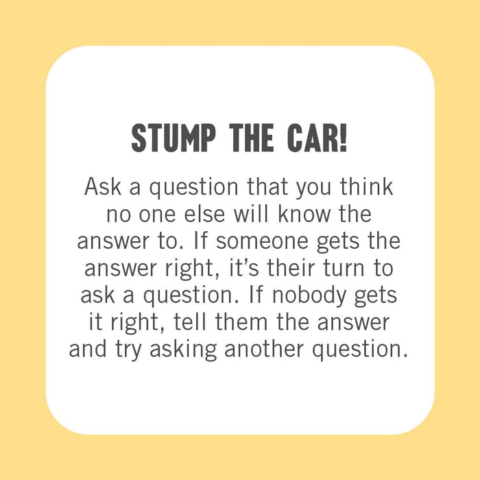 On-the-Go Amusements: 50 Cool Things to Do in the Car