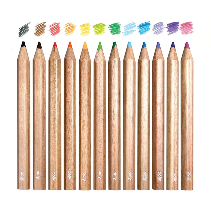 Ooly Draw 'n' Doodle Mini Colored Pencils + Sharpener