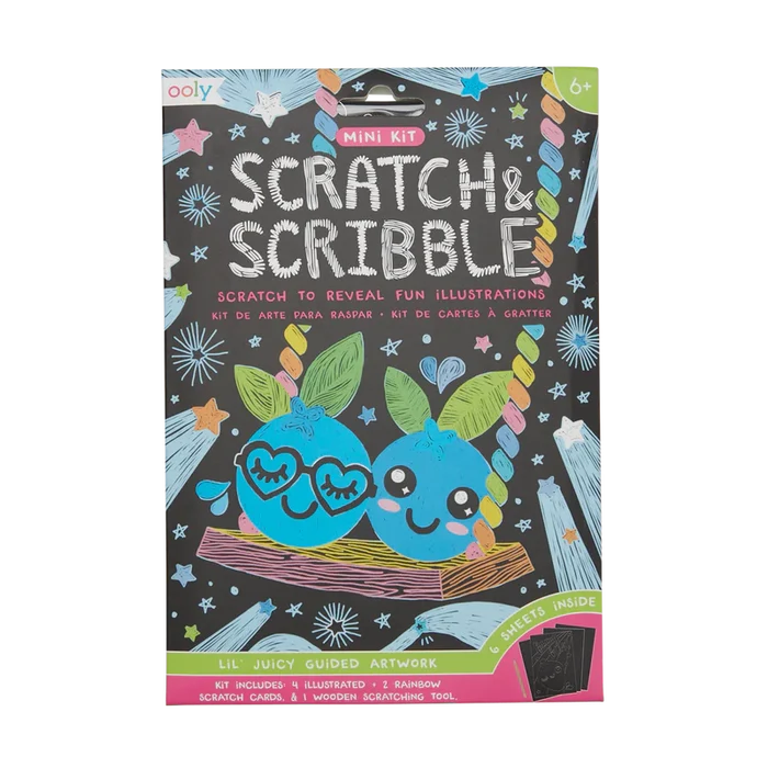 Ooly Mini Scratch & Scribble Lil Juicy