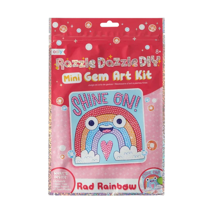 Ooly Razzle Dazzle Mini Gem Art Kit Rad Rainbow