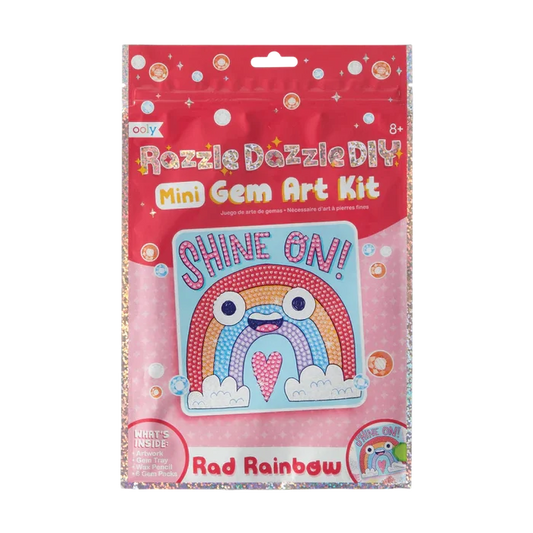 Ooly Razzle Dazzle Mini Gem Art Kit Rad Rainbow