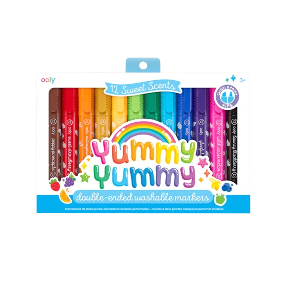 Ooly Yummy Yummy Double Ended Scented Washable Markers 12 Pk