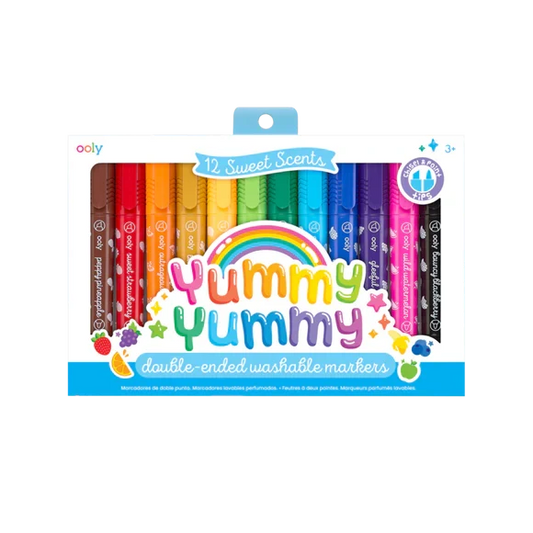 Ooly Yummy Yummy Double Ended Scented Washable Markers 12 Pk