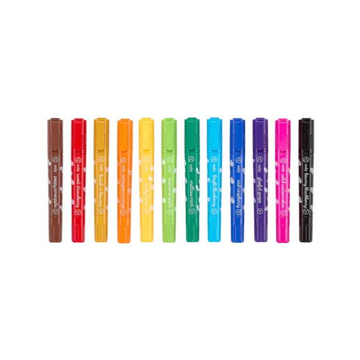 Ooly Yummy Yummy Double Ended Scented Washable Markers 12 Pk